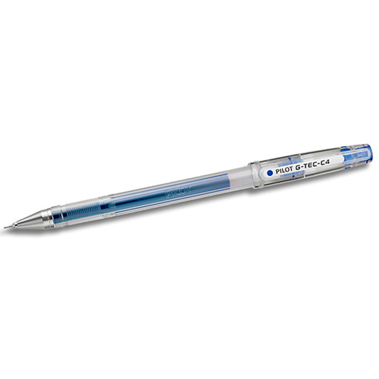 Pilot G-TEC-C4 Blue Ultra Fine Pens 0.4mm (Pack of 12)-Montgomery Pens  Fountain Pen Store 212 420 1312