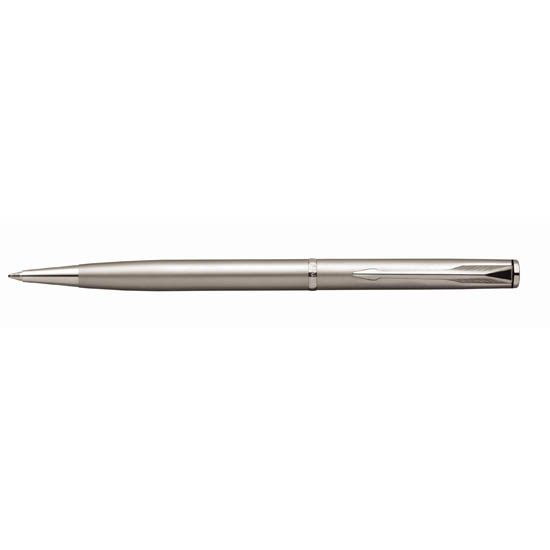 Parker Insignia Stainless Steel Chrome Trim Ballpoint Pen-Montgomery Pens  Fountain Pen Store 212 420 1312