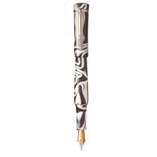 Picture of Laban Scepter White Electric Fountain Pen Medium Nib