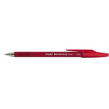 Picture of Pilot BetterGrip Ballpoint Pens Fine Point Red (Dozen)