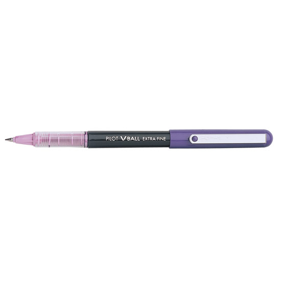 Kruiden staking speelplaats Pilot VBall Liquid Ink Rollerball Pens Extra Fine Point Purple  (Dozen)-Montgomery Pens Fountain Pen Store 212 420 1312