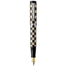 Picture of Laban Checkered Flag Maple Large Fountain Pen Medium Nib