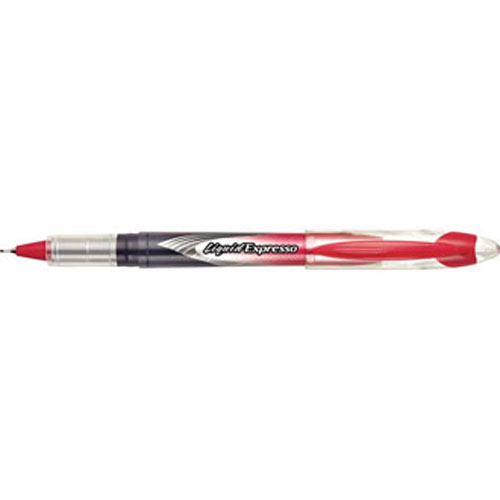 Papermate Liquid Expresso Felt Tip Pen Extra Fine Point Red  (Dozen)-Montgomery Pens Fountain Pen Store 212 420 1312