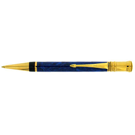 Parker 92332 Duofold Lapis Lazuli Gold Trim Ballpoint Pen