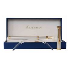 Picture of Waterman Gentleman Sterling Silver Gold Trim Fountain Pen Medium Nib