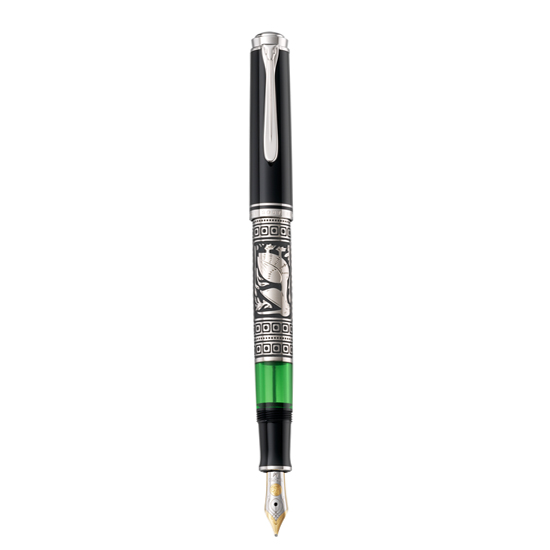 Pelikan Patent Leather Pen Case Two Pen Black-Montgomery Pens Fountain Pen  Store 212 420 1312