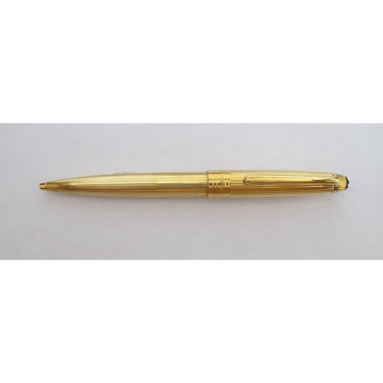 Gold Pens with Gold Pen Cap 3 Piece Pen Set - Gold Rollerball Metal Pens - Fine