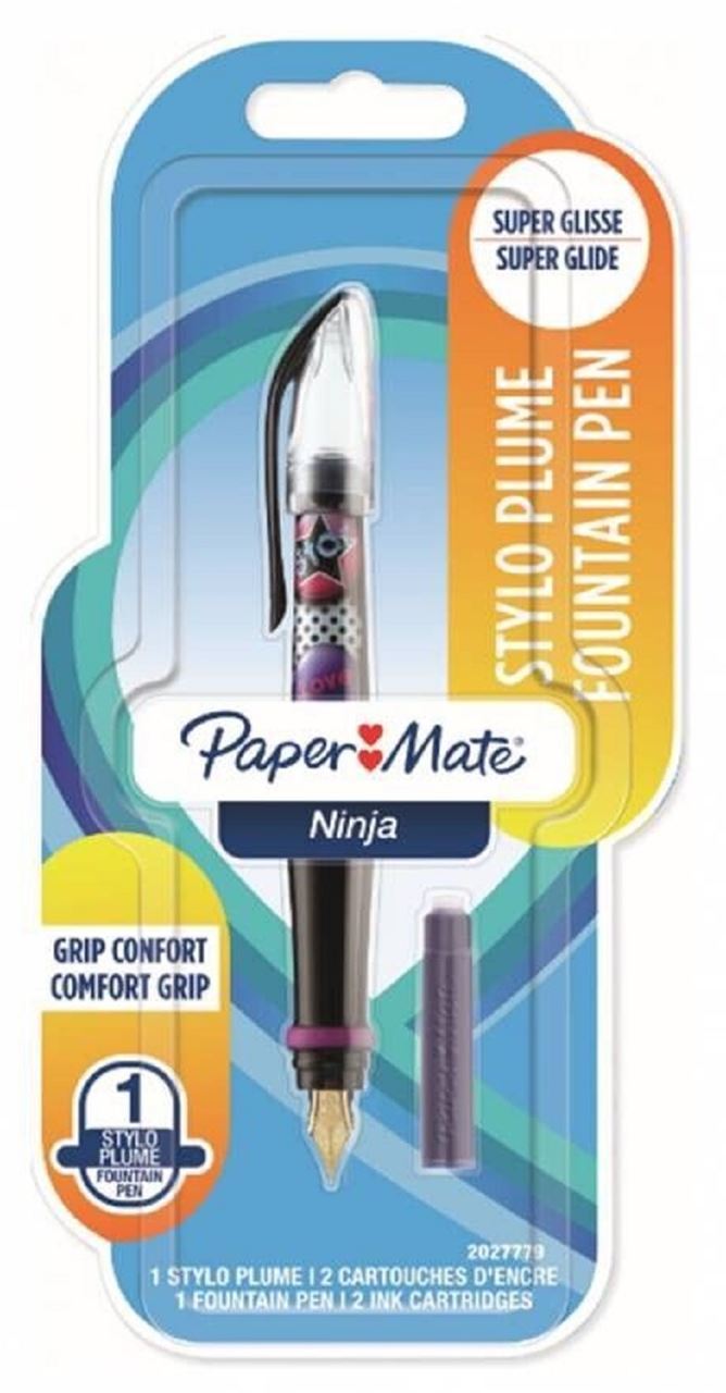 Paper Mate Fountain Pen Medium Point Girl Comfort Grip-Montgomery